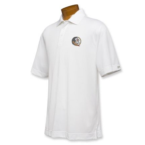 FSU Seminoles B&T CB DryTec Championship Polo - White